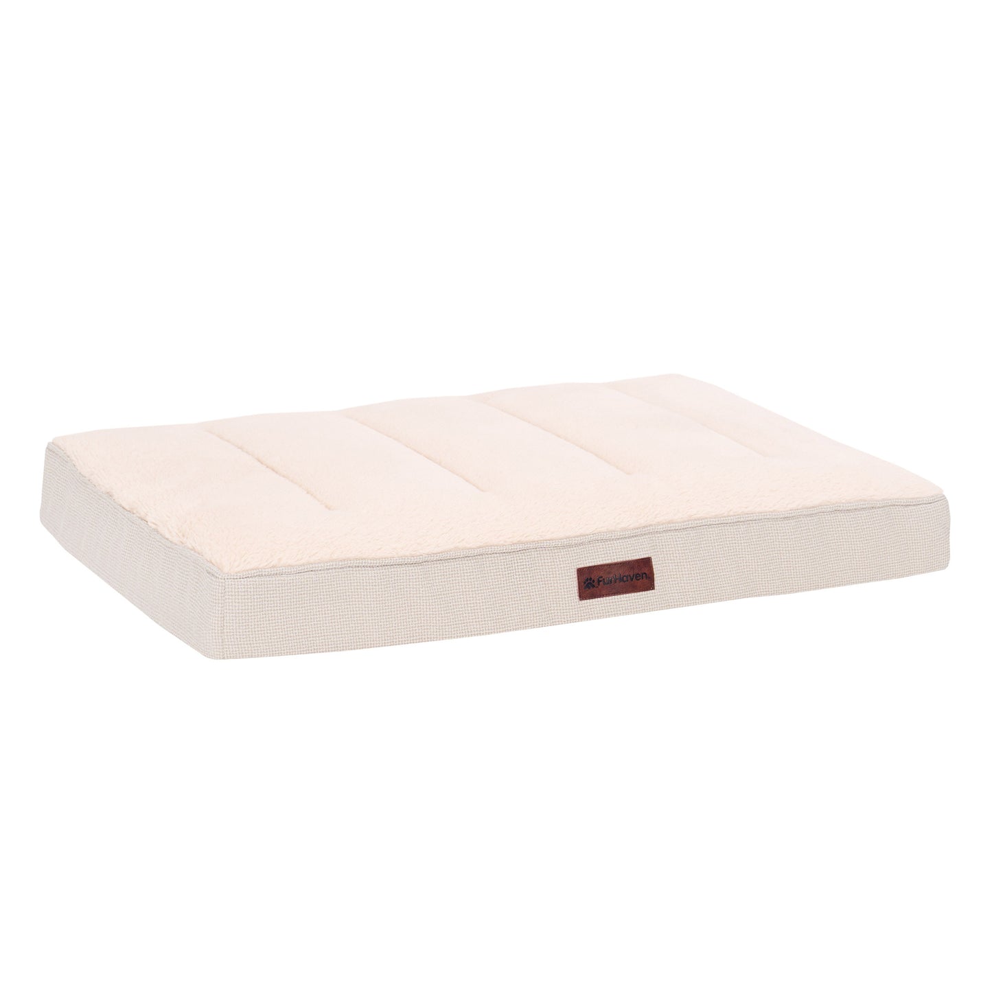 Plush & Decorator Check Tuft-Top Classic Cushion Pet Bed