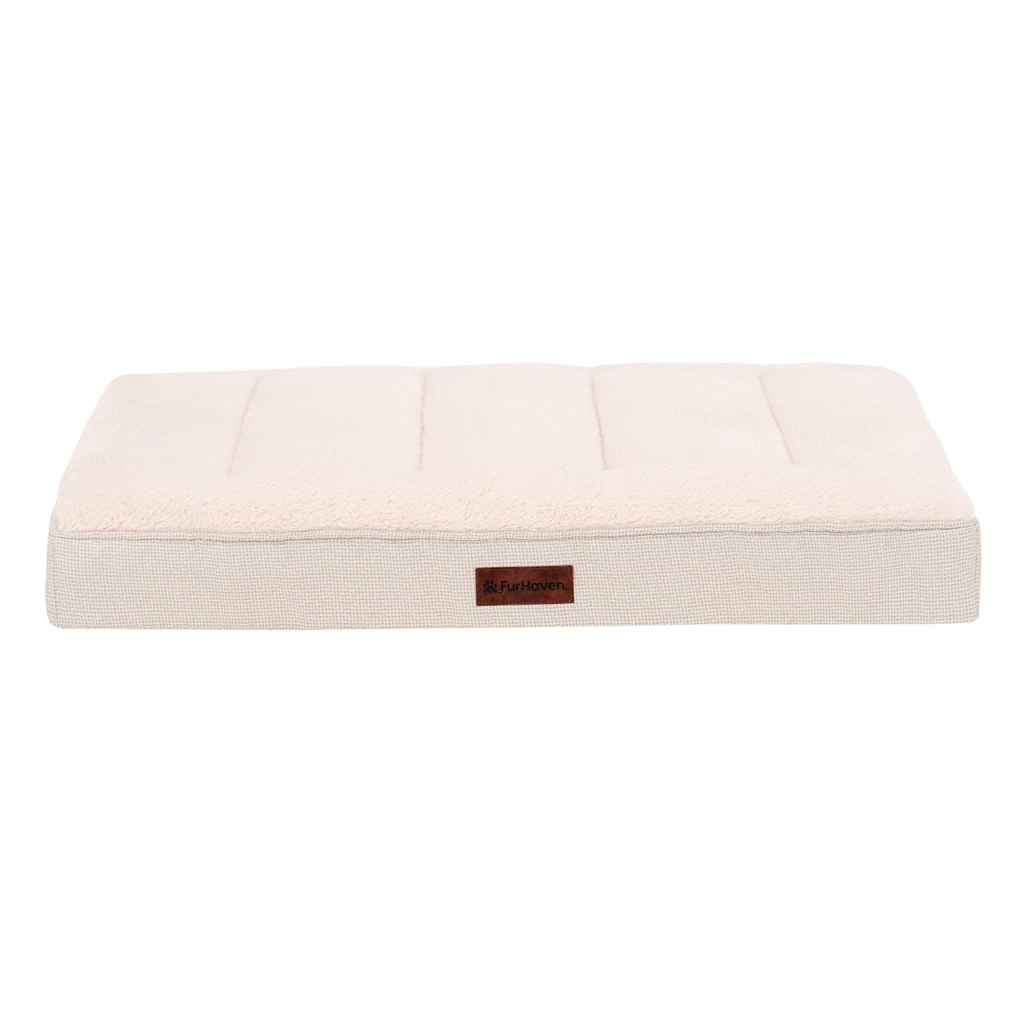 Plush & Decorator Check Tuft-Top Classic Cushion Pet Bed