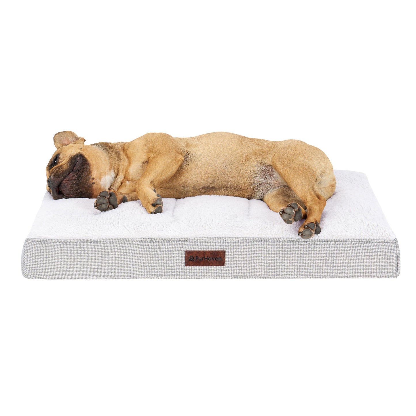 Plush & Decorator Check Tuft-Top Classic Cushion Pet Bed