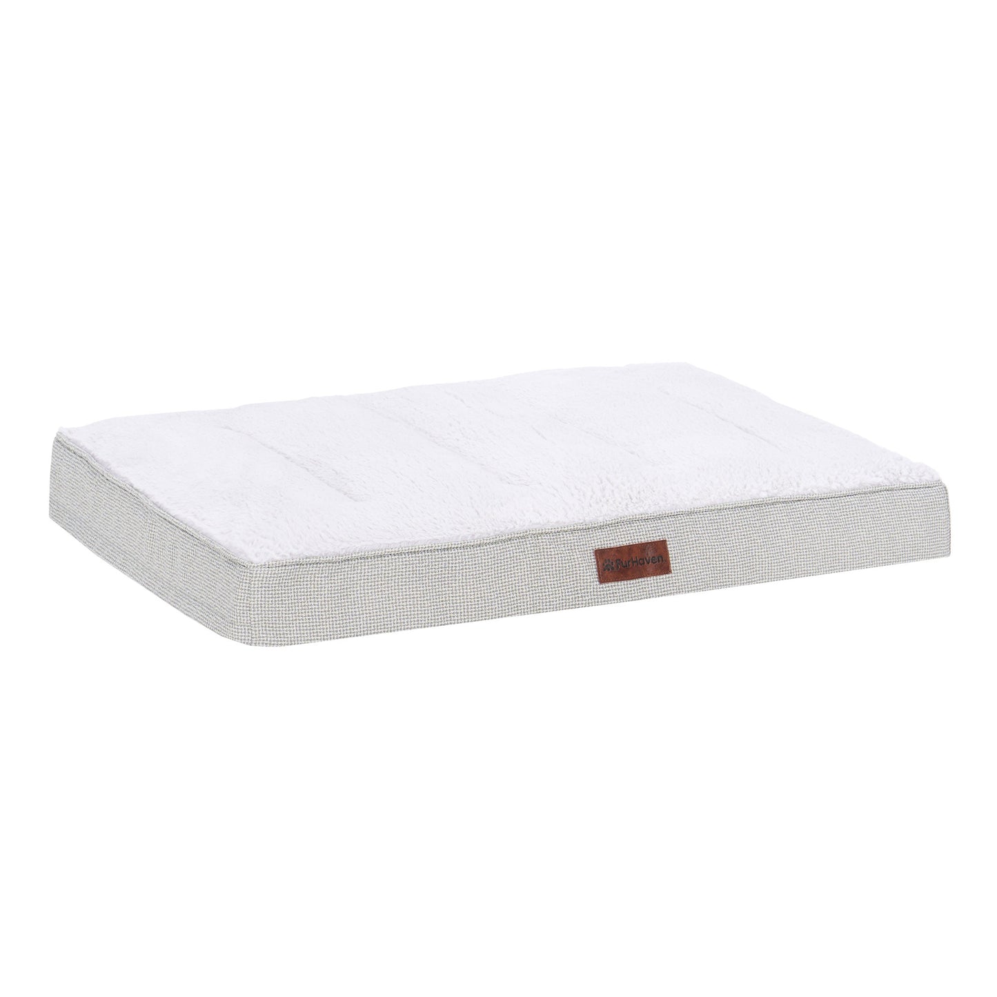 Plush & Decorator Check Tuft-Top Classic Cushion Pet Bed