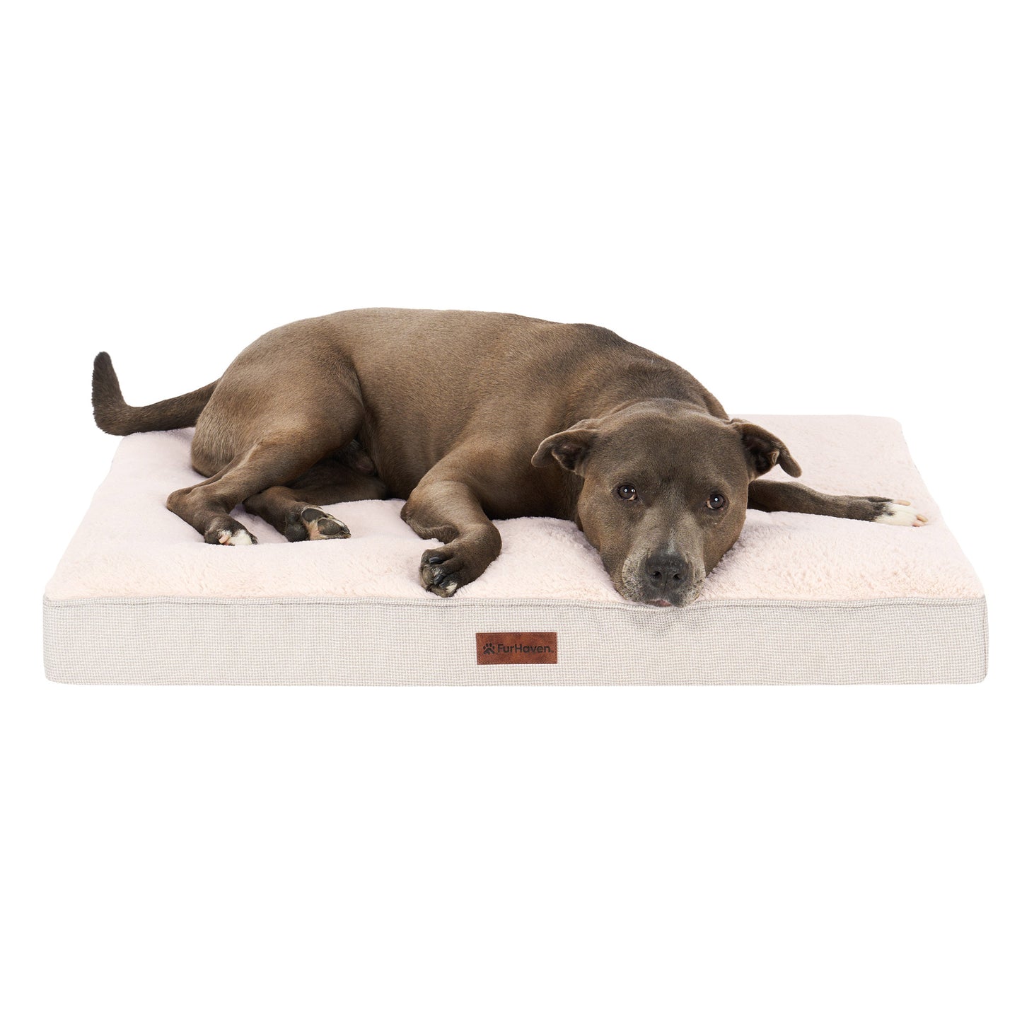Plush & Decorator Check Tuft-Top Classic Cushion Pet Bed