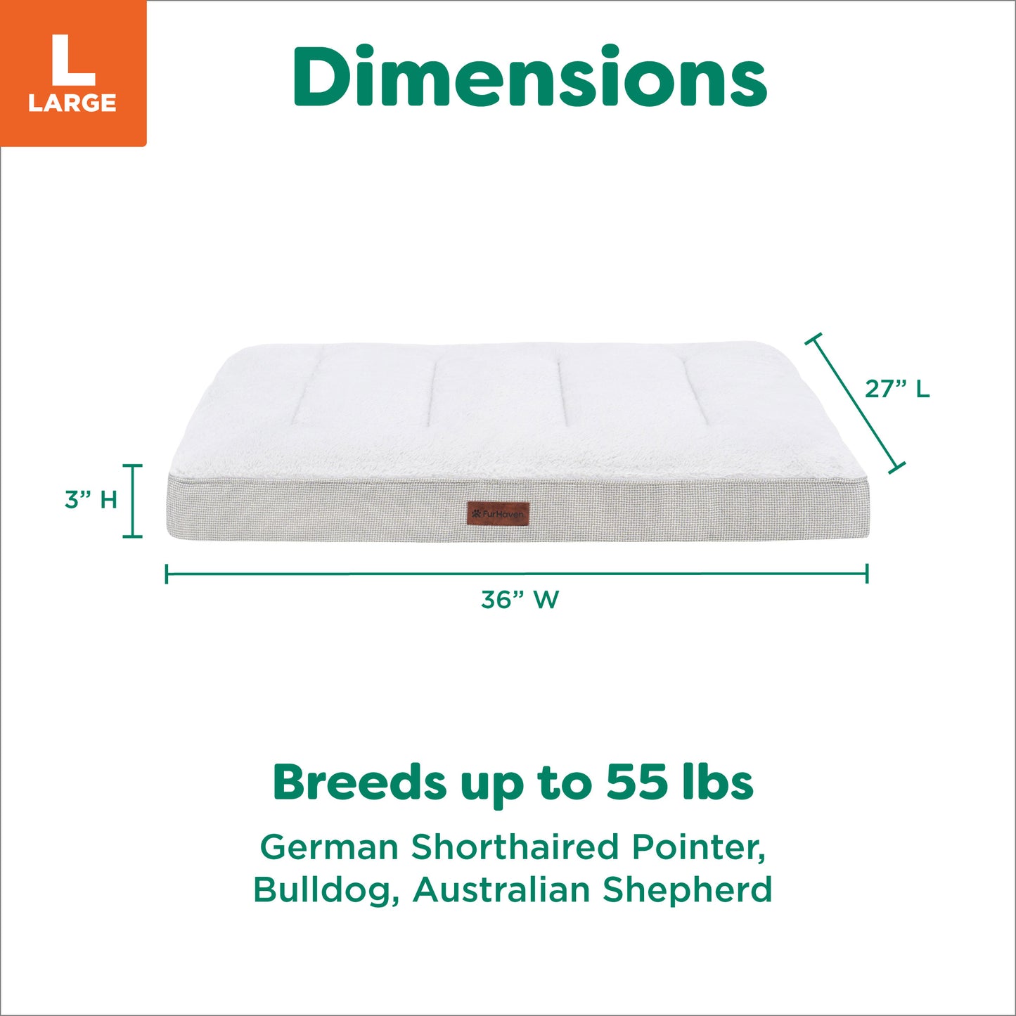 Plush & Decorator Check Tuft-Top Classic Cushion Pet Bed