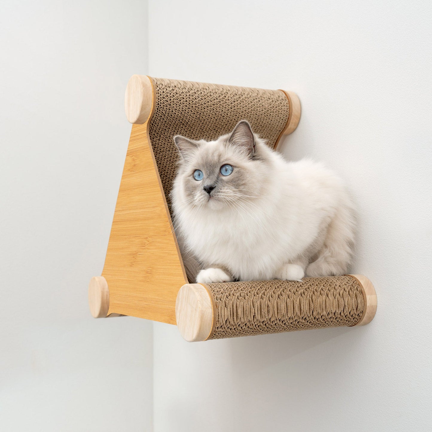 Ascentials by FurHaven Wall-Mounted Basecamp Cat Hideaway with Milestone Post (19")
