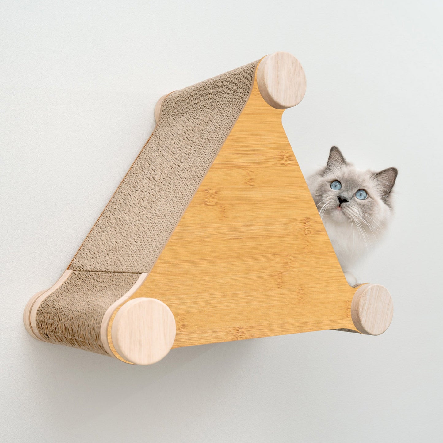 Ascentials by FurHaven Wall-Mounted Basecamp Cat Hideaway with Milestone Post (19")