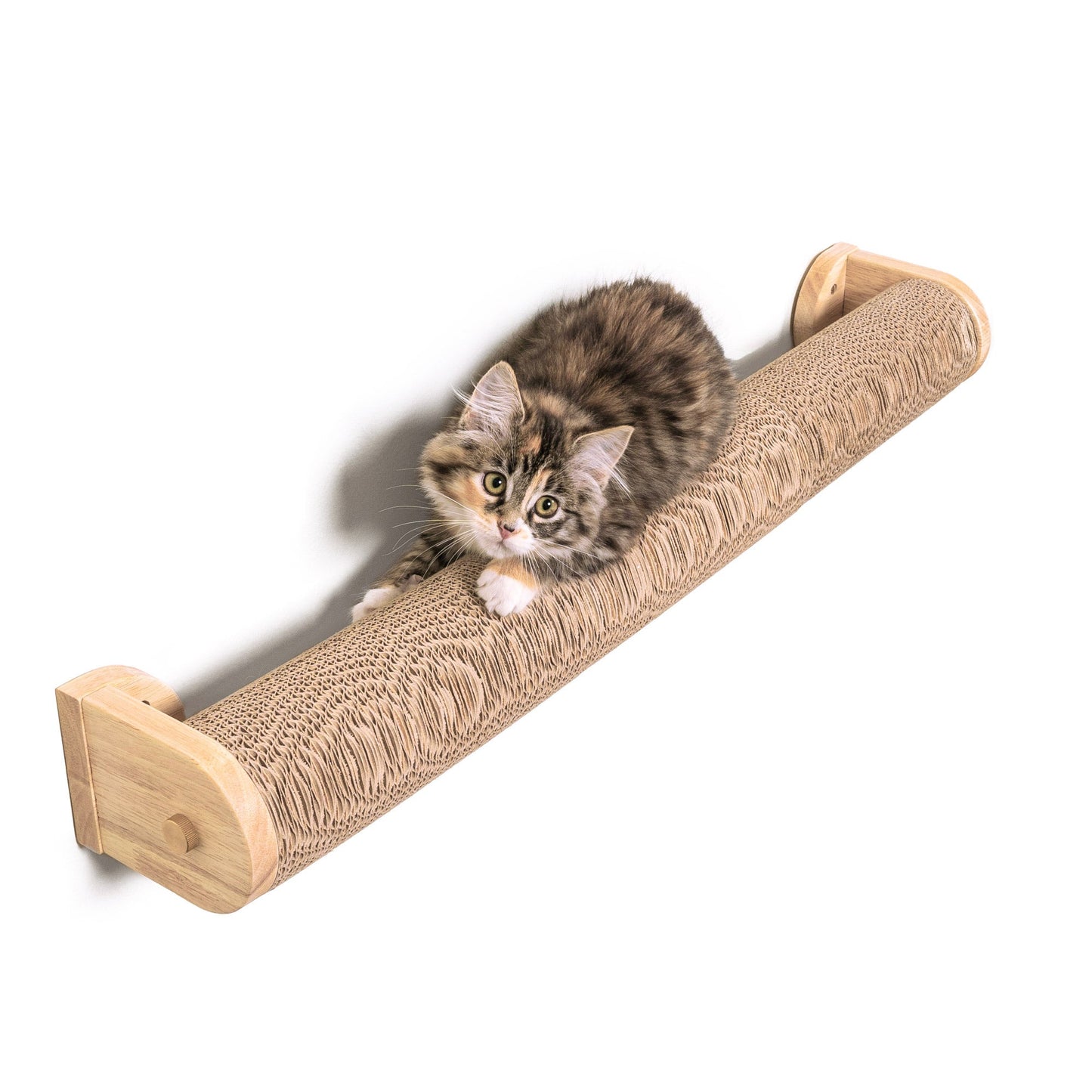 Ascentials by FurHaven Moonbeam Path Wall-Mounted Corrugated Cat Scratcher (32”)