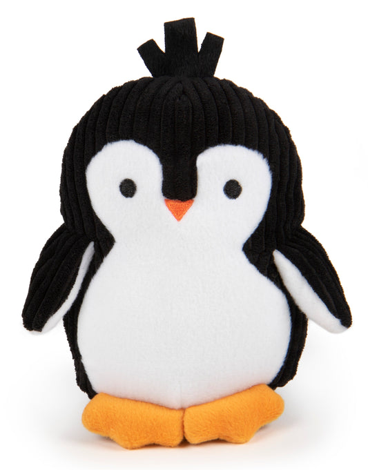 Silent Squeak Penguin Plush Chew Guard Dog Toy, Medium